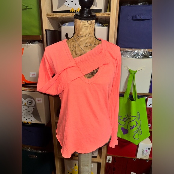 🧡NWOT FREE PEOPLE COASTAL CRUISING LONG SLEEVE - Picture 7 of 13